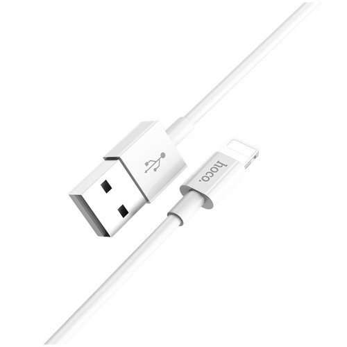 Кабель USB - Lightning HOCO X23 (1м) белый