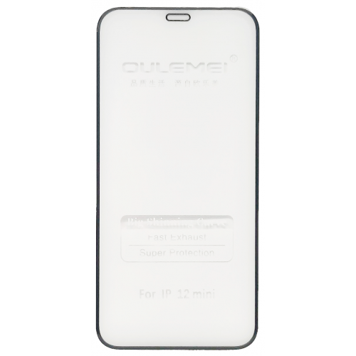 Защитное стекло для iPhone 12 Mini черное OULEMEI
