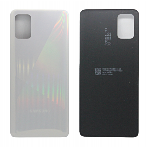 Задняя крышка для Samsung A51 (A515F) White белая