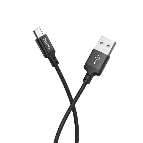 Кабель USB - Micro USB HOCO X23 (1м) черный