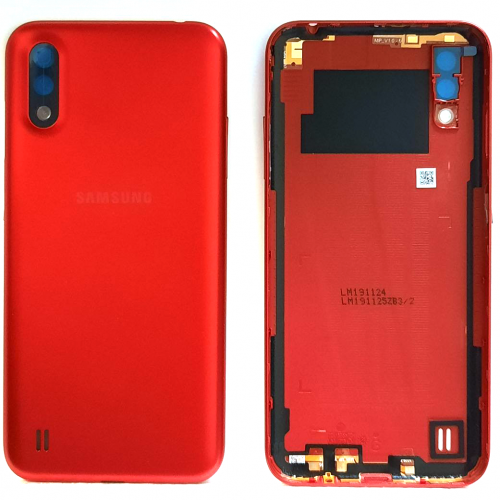 Задняя крышка для Samsung A01 (A015F) Red красная