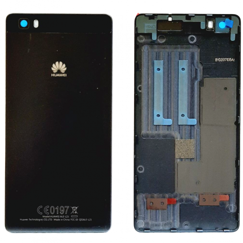 Задняя крышка для Huawei P8 Lite (ALE-L21) Black черная