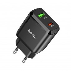 Зарядное устройство HOCO N5 (20W /3A USB + Type-C) черное