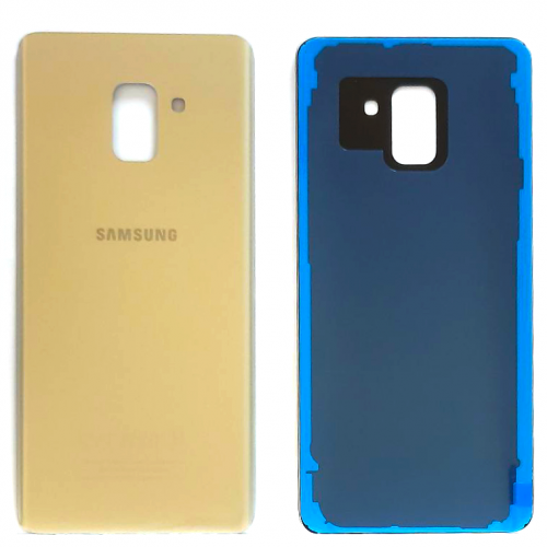 Задняя крышка для Samsung A8 Plus 2018 (A730F) Gold золотая