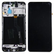 Дисплей для Samsung Galaxy A10 A105 модуль с рамкой Черный - OR (SP)