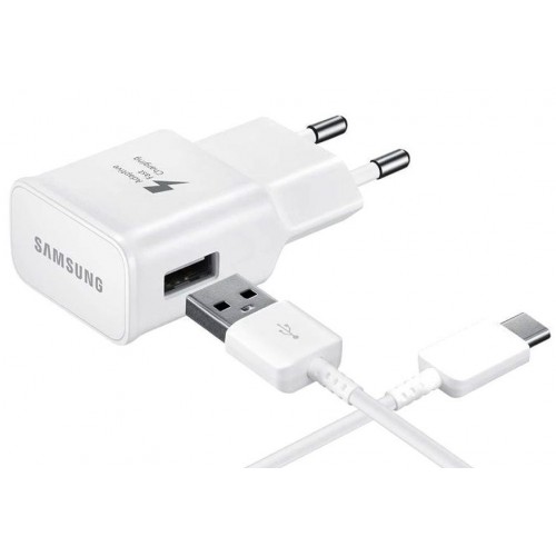 Зарядное устройство для Samsung S4 (5.3V / 2A) с кабелем USB - Micro USB белое
