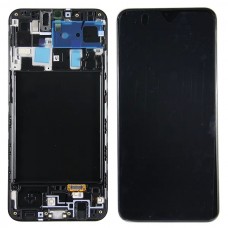Дисплей для Samsung Galaxy A20 A205 модуль Черный - OR (SP)