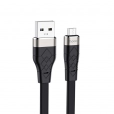 Кабель USB - Micro USB HOCO X53 Silicone (1м /2.4A) черный