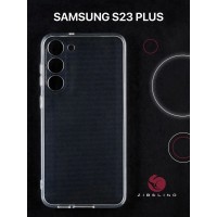 Чехол для Samsung Galaxy S23+ прозрачный, с защитой камеры / Самсунг Галакси S23+
