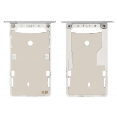 Лоток Sim для Xiaomi Redmi Note 4 серебряный