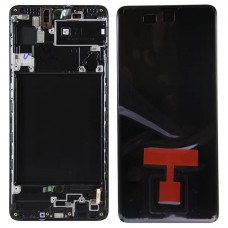 Дисплей для Samsung Galaxy A71 A715F модуль Черный - OR (SP)