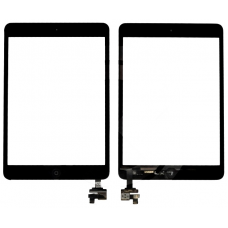 Тачскрин для iPad Mini/ Mini 2 (A1432/A1454/A1489/A1490/A1491) с кнопкой Home черный AAA