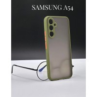 DZ/Чехол противоударный на Samsung Galaxy A54 Самсунг А54 зеленый