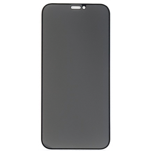 Защитное стекло для iPhone 12 Mini антишпион черное Privacy