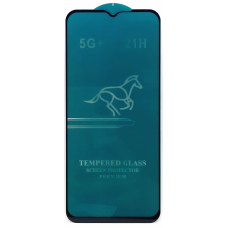 Защитное стекло для Xiaomi Redmi 10X черное HORSE