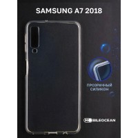 Чехол Samsung Galaxy A7 2018 (A750) прозрачный / Самсунг Галакси А7 2018