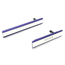 Заглушки в комплекте для Sony Xperia Z2 (D6503) фиолетовые