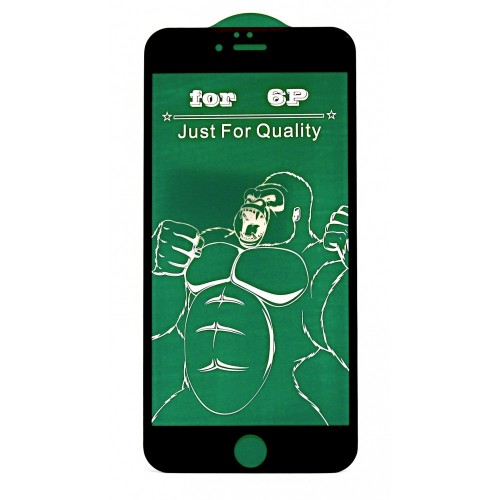 Защитное стекло для iPhone 6 Plus/ iPhone 6S Plus черное Gorilla