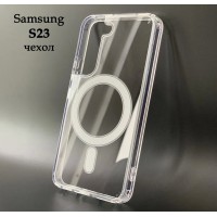 Чехол Samsung Galaxy S23 силиконовый бампер Magsafe Самсунг С23