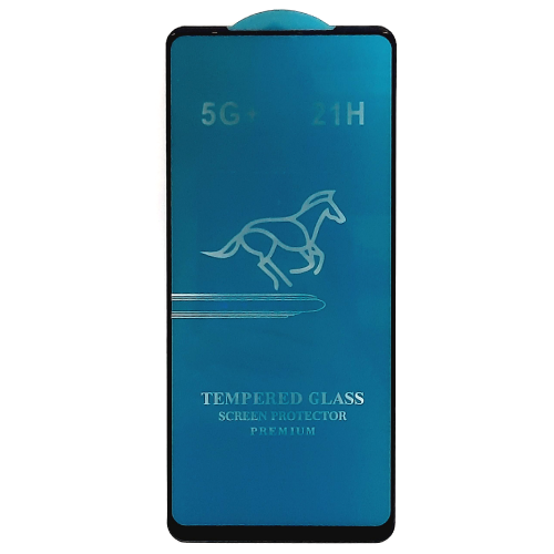 Защитное стекло для Samsung A021 (HORSE) черное
