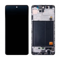 Дисплей для Samsung Galaxy A51 A515F модуль с рамкой Черный - OR Ref. (SP)