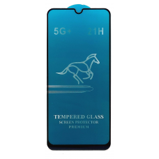 Защитное стекло для Huawei Honor 9A/ Y6p черное HORSE