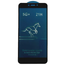 Защитное стекло для Xiaomi Redmi 4X/ Redmi 5A/ Redmi Go в упаковке черное HORSE