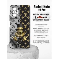 Универсальный силиконовый чехол для телефона Xiaomi Redmi Note 10 Pro / Сяоми Редми Ноут 10 Про с ярким принтом и защитой камеры