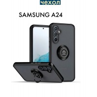 DZ Чехол противоударный на Samsung Galaxy A24 самсунг а24 черный