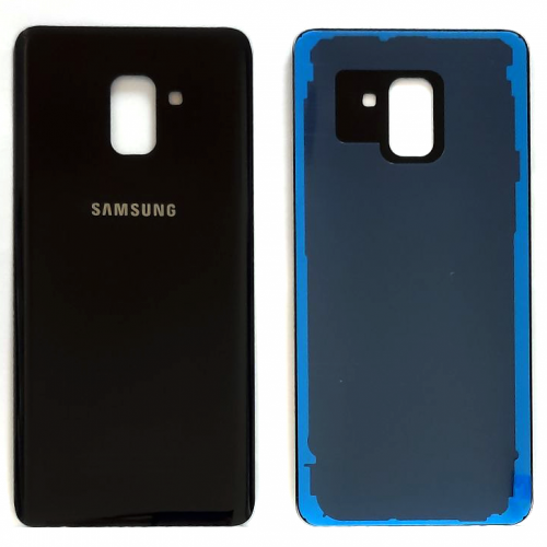 Задняя крышка для Samsung A8 Plus 2018 (A730F) Black черная