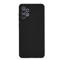 Чехол силиконовый черный матовый для Samsung Galaxy A23 a23 a 23 ( Самсунг А23 а23 а 23 ) защита камеры