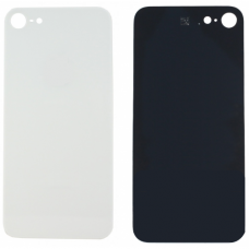 Задняя крышка для iPhone 8 White белая (со стеклом камеры)