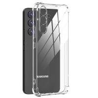 Чехол для Samsung Galaxy A24 (Самсунг Галакси А24) / противоударный / с защитой камеры / прозрачный