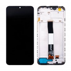 Дисплей для Xiaomi Redmi 10A модуль с рамкой (M2006C3LG) Черный - OR