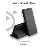 Чехол для Samsung A22S 5G, A226 защитный, противоударный, книжка с магнитом, черный / Самсунг А22С 5Г