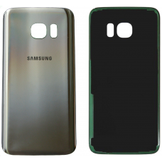 Задняя крышка для Samsung S7 (G930F) Silver серебряная