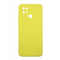 Чехол - накладка желтый Soft Touch с защитой камеры для Xiaomi Redmi 10C / Ксяоми Редми 10С / Сяоми Редми 10С