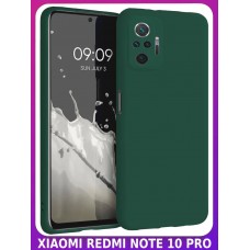 BRICASE / Тёмно-зеленый Soft Touch чехол класса Премиум для XIAOMI REDMI NOTE 10 PRO