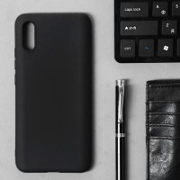 Чехол Innovation, для Xiaomi Redmi 9A, силиконовый, матовый, черный