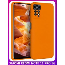 BRICASE / Апельсиновый Soft Touch чехол класса Премиум для XIAOMI REDMI NOTE 11 PRO 5G