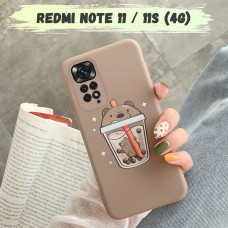 Защитный силиконовый чехол на Redmi Note 11 / 11S 4G, чехол-накладка на Редми Нот 11 / Сяоми 11s (противоударный чехол на Xiaomi матовый)