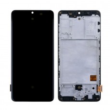 Дисплей для Samsung Galaxy A41 A415F в сборе с тачскрином Черный - (OLED)