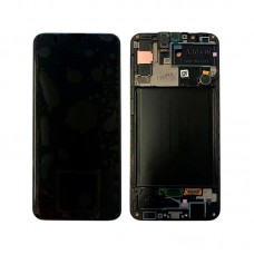 Дисплей для Samsung Galaxy A30s A307F модуль Черный - OR (SP)