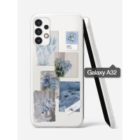 Силиконовый чехол для Samsung Galaxy A32 на Самсунг Галакси А32 с рисунком принтом