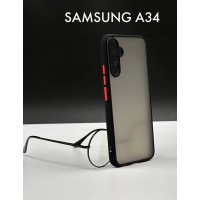 DZ/ Чехол для Samsung Galaxy A34 A 34 Самсунг А34 черный