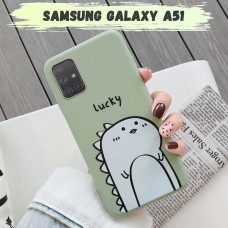 Защитный силиконовый чехол для Samsung Galaxy A51, чехол-накладка на Самсунг Галакси А51 (противоударный чехол Гэлэкси А51 / А 51 матовый)