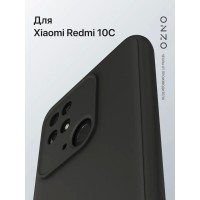 Чехол ONZO "MATT" для Xiaomi Redmi 10C, черный матовый
