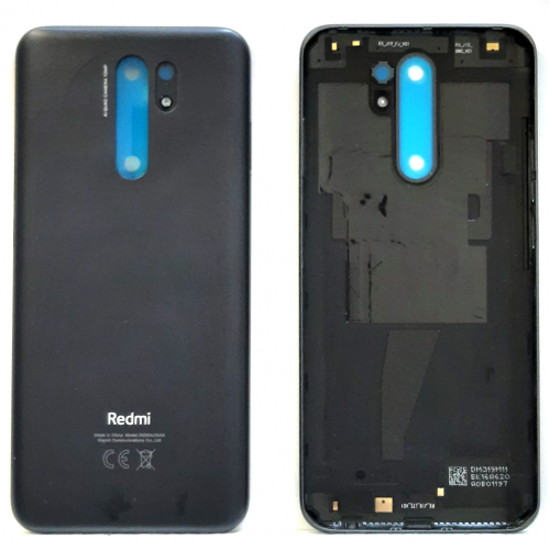 Задняя крышка для Xiaomi Redmi 9 Carbon Gray черная