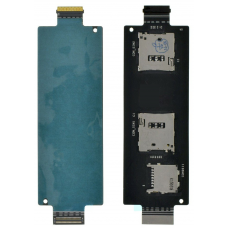 Коннектор Sim + карты памяти (MMC) для Asus ZenFone 2/ 2 Deluxe ZE550ML/ ZE551ML (Z008D/Z00AD)