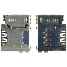 Коннектор Sim для Samsung Core (i8252/ i8260/ i8262/ i8580/ G350E)